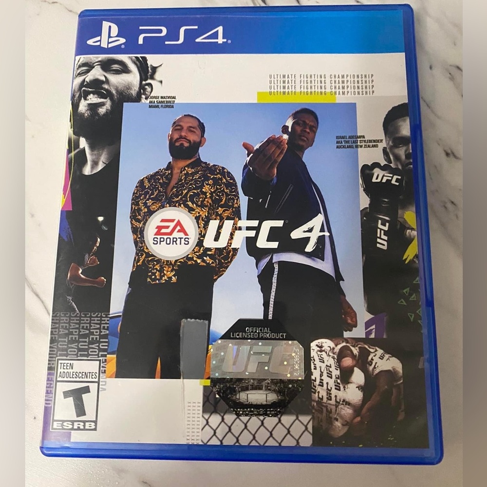 PlayStation4 UFC game